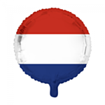 Rund Hollands Flagga Folieballong