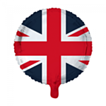 Storbritanniens Flagga Rund Folieballong