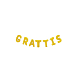 Grattis Folieballong Guld
