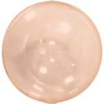 Genomskinlig Rund Ballong Orange
