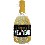 Nyår Champagneflaska Folieballong
