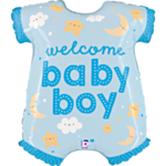 Baby Boy Body Folieballong