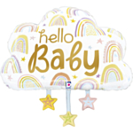 Hello Baby Moln Folieballong