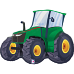Traktor Folieballong Grön