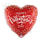 Happy Valentines Day Hjärta Folieballong