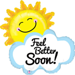Feel Better Soon Sol Folieballong