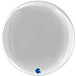 Rund Folieballong Silver