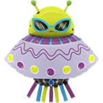 Ufo Alien Folieballong