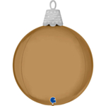 Julgranskula Folieballong Champagne