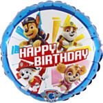 Paw Patrol® Happy Birthday Folieballong