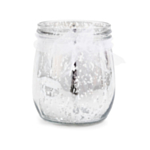 Organza Glasvas Silver