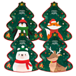 Julgransformade Santa's Friends Tallrikar