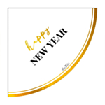 Happy New Year Clock Servetter