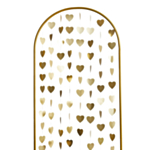 Hjärtan Bakgrund Guld