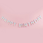 Eko Happy Birthday Girlang Multifärgad Pastell