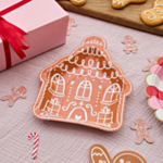 Pepparkakshus Pappers­tallrikar Brun
