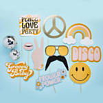Groovy 60-tals Selfie Rekvisita