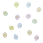 Ballong Bordskonfetti Pastell
