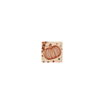 Pumpa bordsunderlägg orange