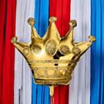 Guldkrona Folieballong