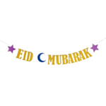 Eid Mubarak Girlang Guld