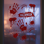 Blodiga Halloween Fönsterdekaler