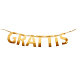 Grattis Girlang Guld