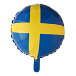 Sverige Folieballong Rund