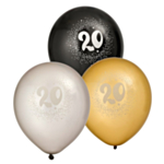 20 År Födelsedag Latexballonger