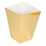 Popcornbägare Guld