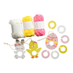 Påsk Pom Pom Figurer Set