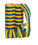 Randiga Serpentiner Gul/Blå