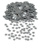 Stjärnor Konfetti Silver
