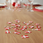 Danmark Flagga Konfetti