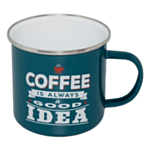 Coffee Retro Emaljmugg
