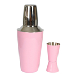 Shaker & Jigger Set Ljusrosa