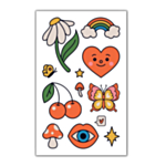 Retro Falska Tatueringar