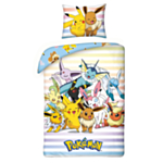 Pokémon® Pikachu Eevee Bomull Sängkläder