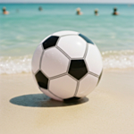 Uppblåsbar Fotboll Badboll