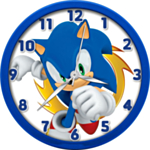 Sonic® Fast Väggklocka