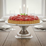 Pedestal Tårtfat Rostfritt Stål