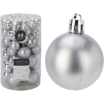 Matta & Blanka Julgranskulor Silver