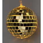 LED Discokula Guld
