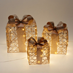 LED Julklappar Champagne
