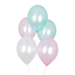 Ballonger Metallic Sjöjungfru Mix