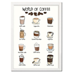 World Of Coffee A4 Affisch