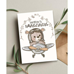 Navngivning Inbjudningskort Pojke