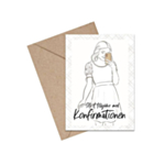Konfirmationskort Flicka