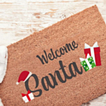 Welcome Santa Dörrmatta