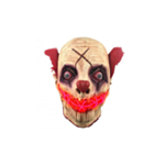 Horror Clown Latexmask LED